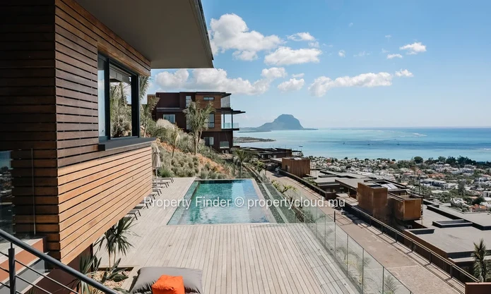 Villa de Luxe avec Vue sur Le Morne et l'Océan