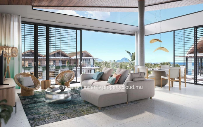 Penthouse de luxe 4 chambres à vendre aux La Pirogue Residences, Maurice