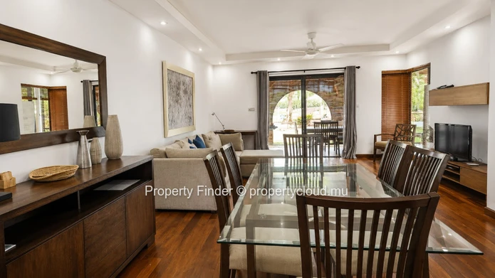Beachfront 3-Bedroom Apartment for Long-Term Rental – West Coast Mauritius