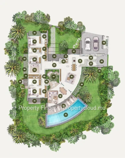 Villas de Luxe Demera 3 Chambres à Vendre à Beau Champ